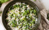 Finalmente aprendi como fazer arroz de brócolis verdinho igual de restaurante em casa aproveitando folhas e talos