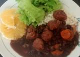 Feijoada vegetariana saborosa