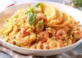Risoto de camarão sem frescura