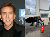 Prejuízo milionário! Nicolas Cage vive drama após cratera engolir parte de sua mansão recém-comprada em Malibu; confira o vídeo