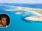 O refúgio de verão de Lamine Yamal: uma praia paradisíaca sem casas ao redor no Mediterrâneo, onde se servem as melhores sardinhas grelhadas