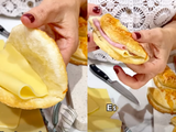 Sanduíches rápidos com massa de pastel: receita prática e fácil de fazer para um lanche delicioso