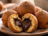 Sempre que eu faço esse bolinho de chuva com brigadeiro do TudoGostoso dá briga na minha casa: todos querem o último!