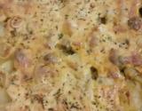 Filé de polaca ao creme de champignon