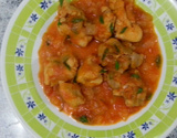 Frango guisado simples