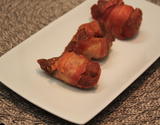 Enroladinho de frango com bacon