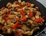 Picadinho de frango e mostarda