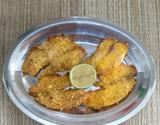 Filé de peixe empanado sem fritura