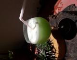 Suco de chuchu com limão