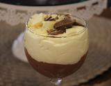 Mousse de chocolate branco e preto