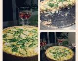 Quiche integral de ricota e brócolis