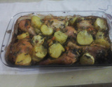 Frango com batata doce