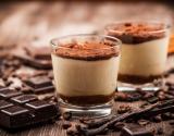 Torta de bolacha sabor doce de leite com café