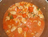Frango com abóbora