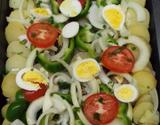 Tilápia assada com legumes