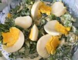 Salada de maionese de folhas