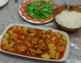 Frango cozido