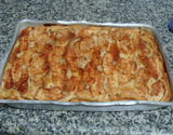 Torta de maçã aberta