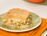 Torta de frango cremosa