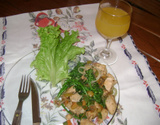 Frango com brócolis