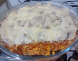 Massa de torta com sobras de arroz