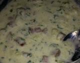 Sopa de batata com calabresa