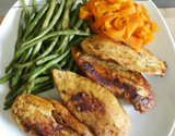 Frango grelhado com legumes Realli