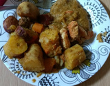 Cozido de frango com pirão
