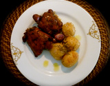 Frango ao molho de laranja e shoyu