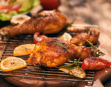 Frango ao forno com alecrim