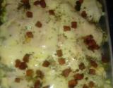 Brócolis gratinado com bacon