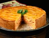 Torta de frango com cream cheese e milho