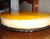 Bolo de mousse e gelatina