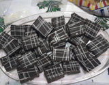 Cubinhos de chocolate e menta