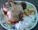 Frango assado (igual da padaria)