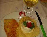 Filé de peixe empanado com pão de forma