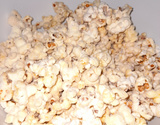Pipoca doce de leite em pó