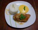Frango flambado