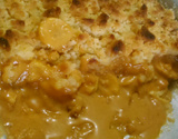 Cuca de banana com doce de leite