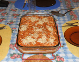 Lasanha ao molho de frango e catupiry