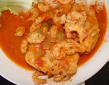 Moqueca de cação com camarão da Tiada