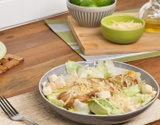 Salada verde com frango