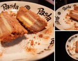 Torta farofa com banana e castanhas do pará