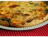 Quiche de espinafre e mussarela