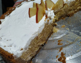 Torta de maçã mãe e filha