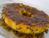 Bolo maracujá com casca