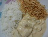 Frango com creme de milho da Rafa