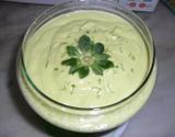 Mousse de abacate com limão