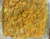 Macarrão integral com molho de camarão
