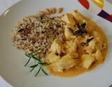 Frango Uau! Com limão e curry (tipo Indiano)